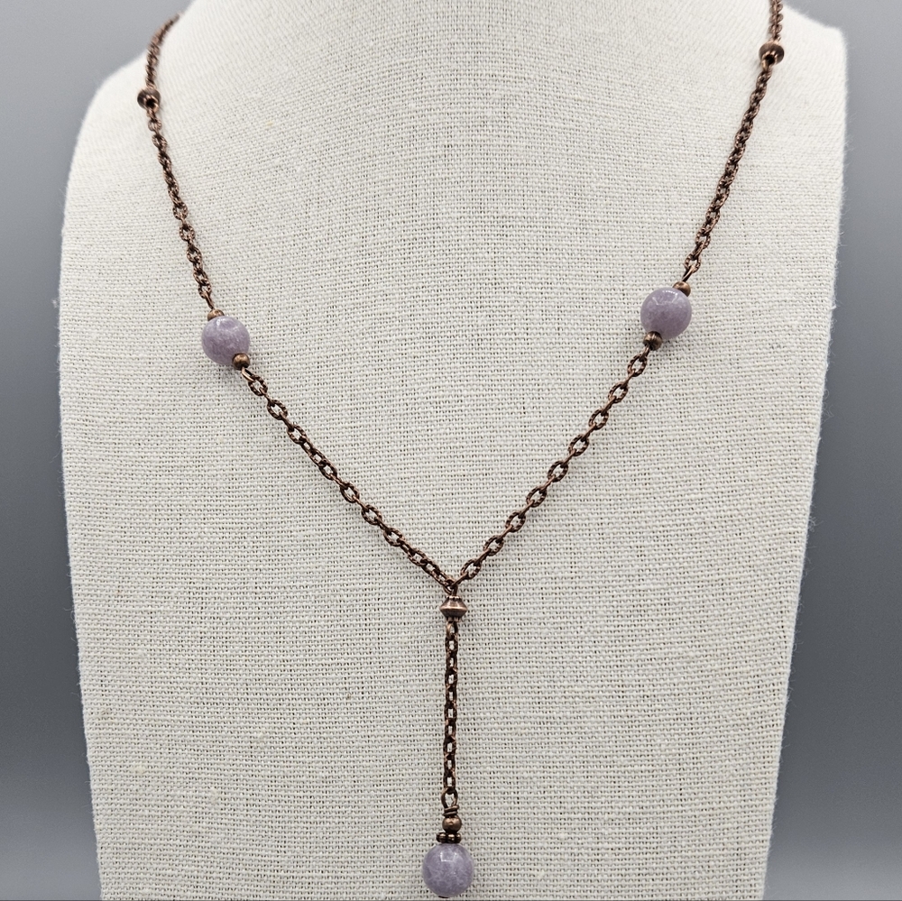 Lepodlite Y Necklace